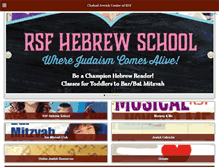 Tablet Screenshot of jewishrsf.com